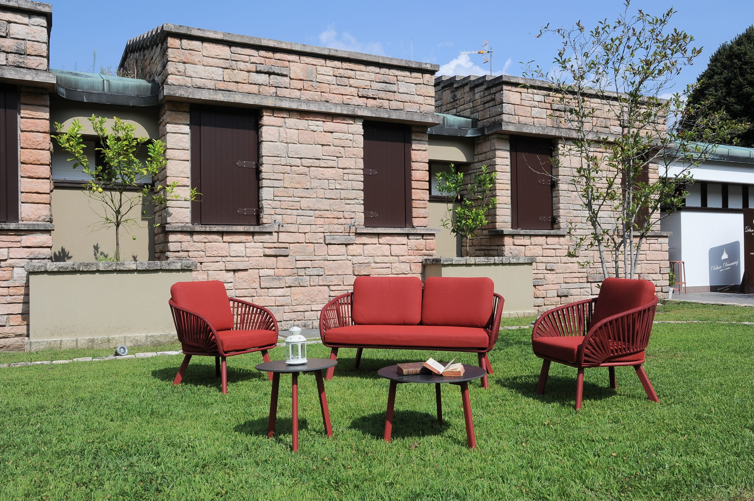 Set Brera rosso red Taupe