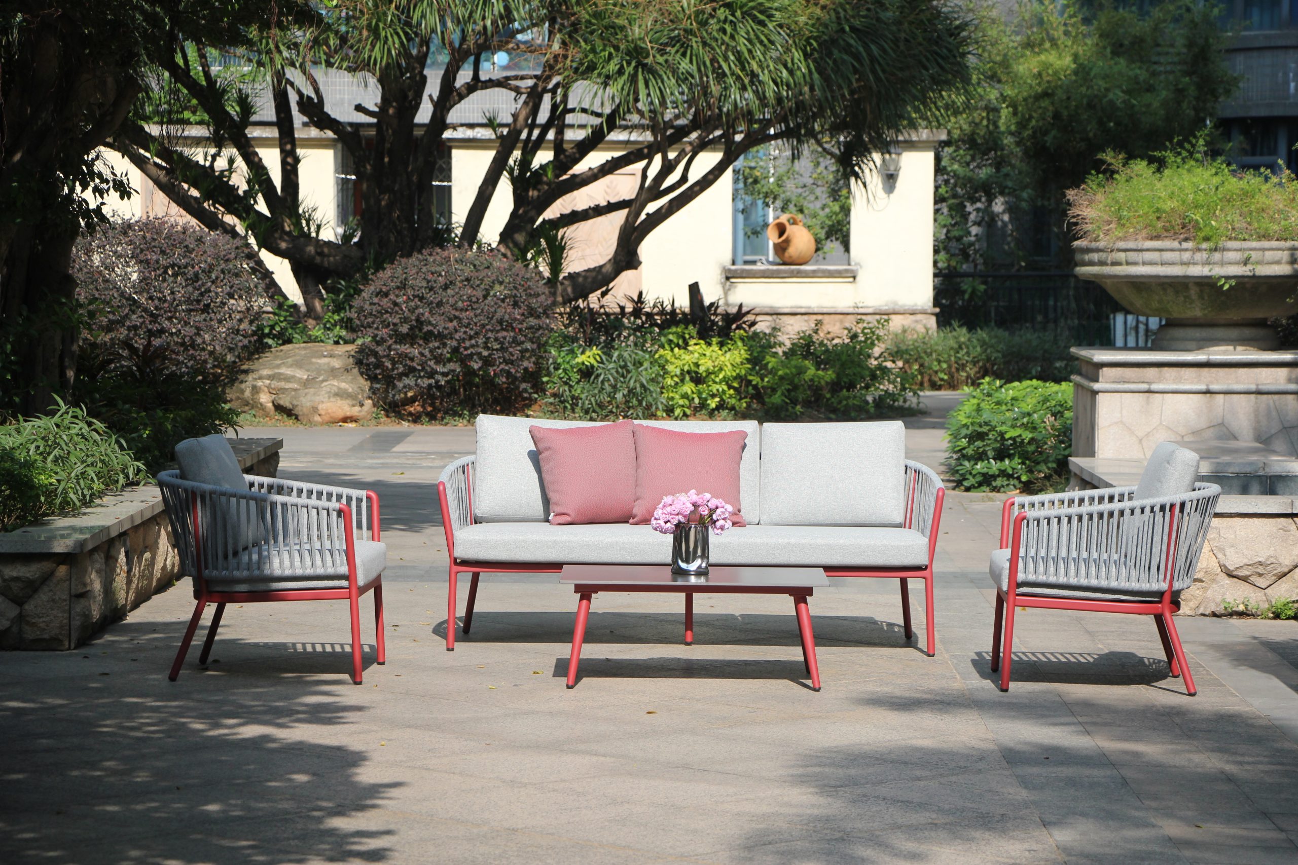 Set PARIOLI bianco/rosso red/white